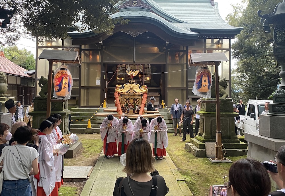 符津白山神社秋季祭礼