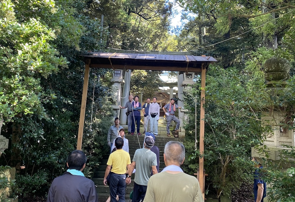 祭礼後片付け