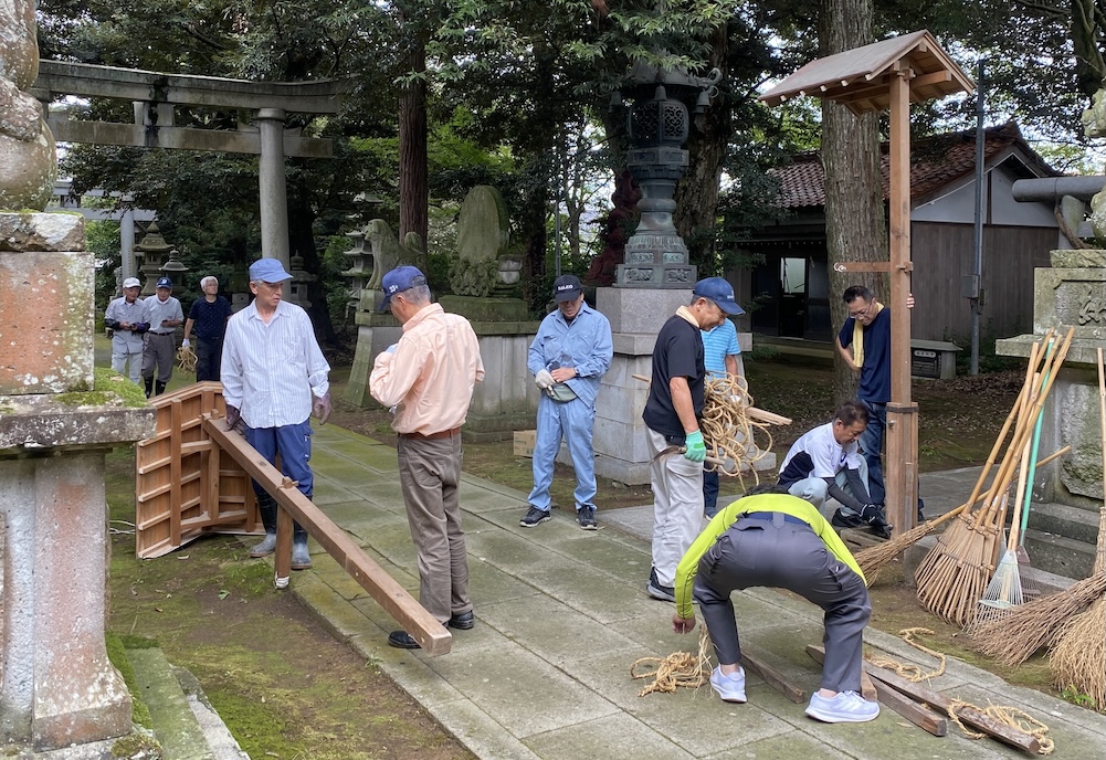 祭礼準備