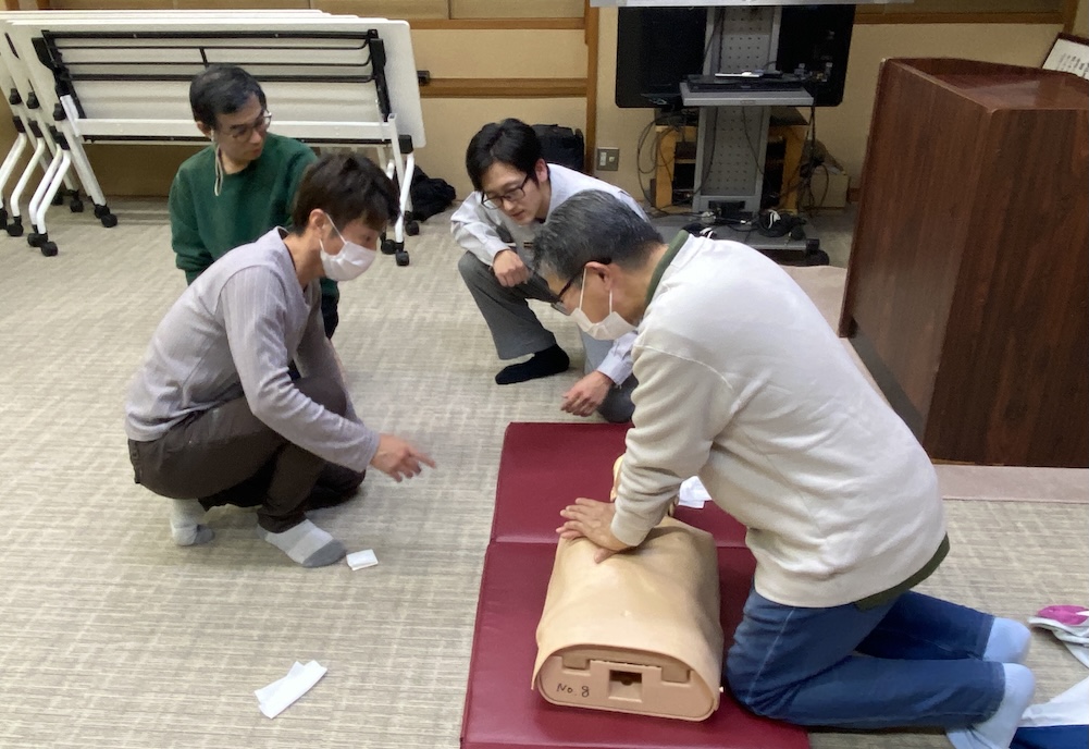 自主防災訓練（駅前）